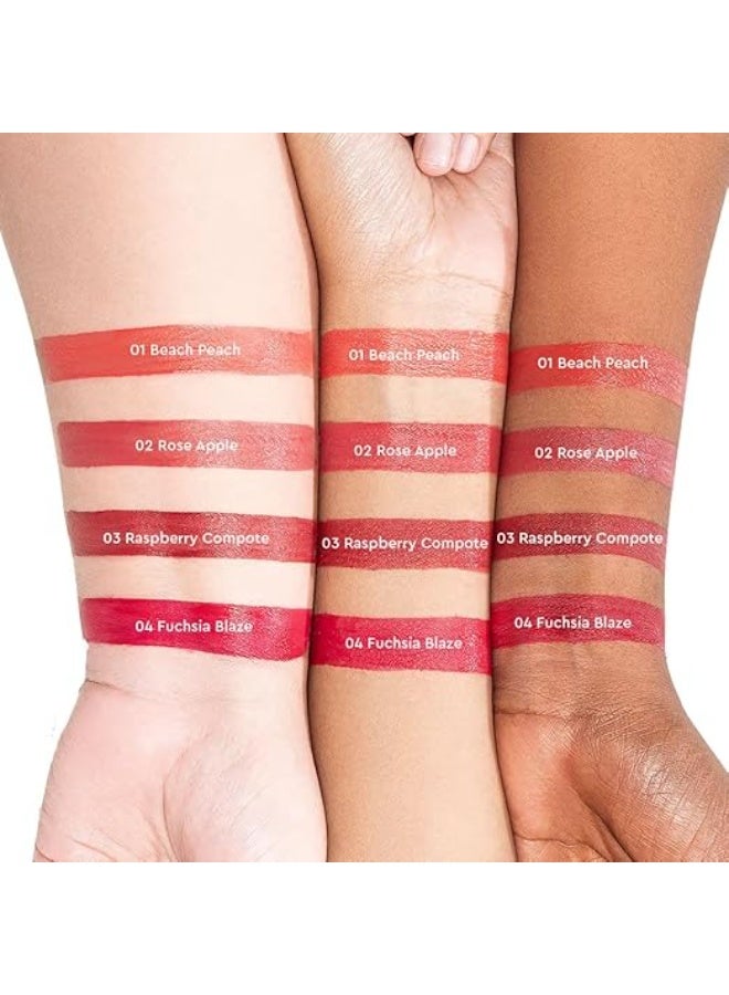 كيرو مُلوّن الشفاه والخدود كيرو أفتر جلو - فوشيا بليز، 5 غرام | مرطب، قابل للتطبيق بطبقات، خفيف الوزن | غني بحمض الهيالورونيك وزيت بذور الكرامبي وزيت ثمر الورد | لون طبيعي، لمسة نهائية متجانسة - Image 3